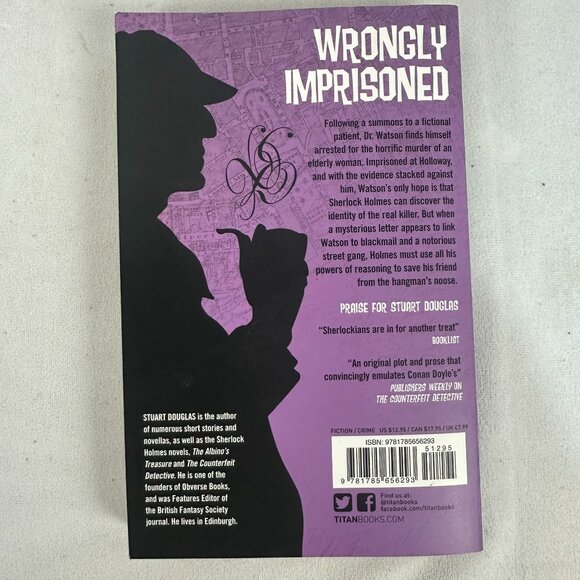 The Further Adventures Of Sherlock Holmes The Improbable Prisoner Stuart Douglas - Picture 2 of 3
